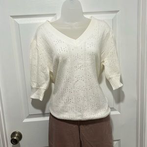 Puff Short Sleeve Sweater